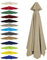 CMJYMX Toile De Rechange pour Parasol 6 Baleines: 2,0/2,5/2,7/3,0 M, 8 Baleines : 2,0/2,3/2,7/3,0/3,5 M(Top Color,8 Ribs: 350CM/11.5FT)