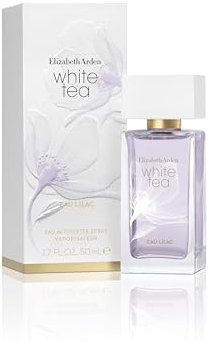 Elizabeth Arden – White Tea Eau Lilac, Eau de Toilette, Blumige und Moschusartige Duftnote mit Mandarine, Weißem Tee, Violettem Flieder und Moschus, Damenparfum, 50 ml