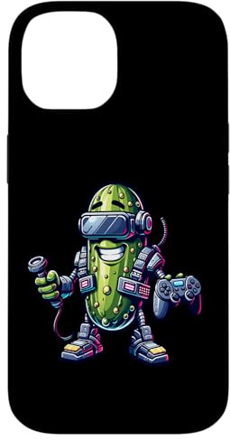 Gaming Gurke Mit VR Headset Und Controller Hülle für iPhone 14