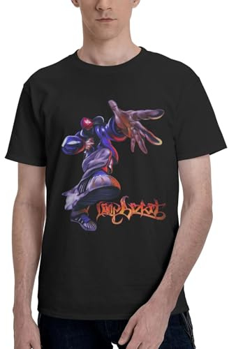Männerliche Bizkit Rap Rock Band Limp Tee-Shirt Sommer Casual-Style Shirts Eine Harmonie von Komfort und Mode Schwarz L
