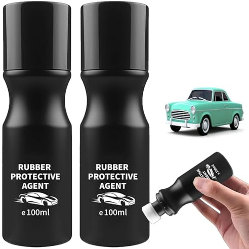 Car Rubber Seal Protectant,rubber Protective Agent,Car Rubber Seals Restorer,Rubbers seal Conditioner,Cars Window Noise Reduction Lubricant,Automotive Protectant for Door,Window,Trunk Seals (2PCS)
