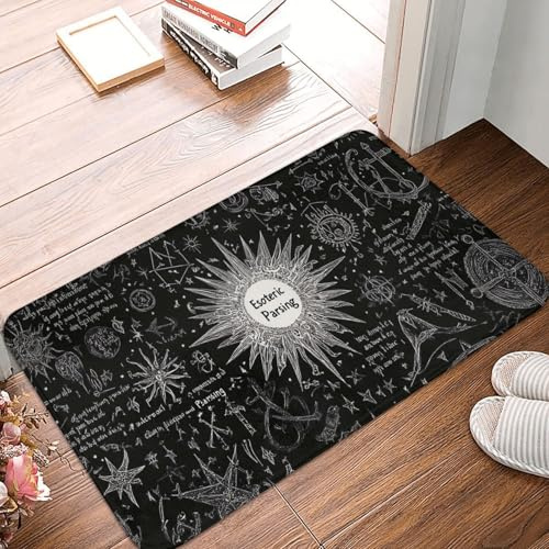 Rutschfeste Fußmatte mit Aufschrift Supernatural Inspiration, Türmatte, Küchenteppiche für den Eingangsbereich, saugfähig, für drinnen und draußen, Eingangsmatten für Schlafzimmer, Küche, Veranda