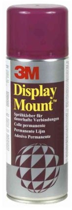 3M - Scotch colle aérosol Display Mount, 400 ml colle immédiatement, colle le polystyrène, le carton, le textile, le plastique