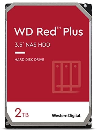 Western Digital WD Red 2 TB NAS hard disk interno 3.5, 5400 RPM Class, SATA 6 Gb/s, CMR, 64 MB Cache, WD20EFAX