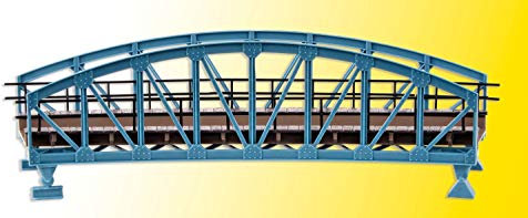 Vollmer Stahlbogenbrücke gebogen, 188 mm, 760 mm Radius, 40 mm Spurbreite, HO-Maßstab, Märklin-Gleis C, Modellbahn Gleis, Spielzeug, Modellbahnbrücke