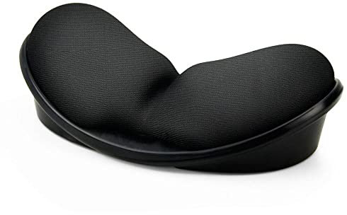 E-More, Maus- / Tastatur-Handgelenkauflage, rutschsicher, Memory Foam, robust, komfortabel, leicht, vereinfacht das Tippen, lindert Schmerzen, Schwarz Schwarz