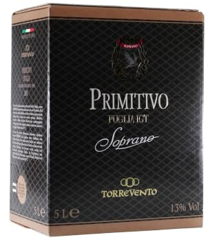 Soprano Primitivo Puglia IGT - Italienischer Rotwein -trocken- 5,0L BIB