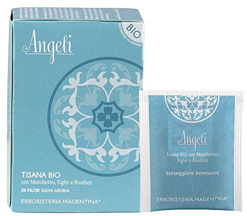 Erboristeria Magentina - TISANA degli ANGELI 20 filtri con Mandarino, Tiglio e Rooibos