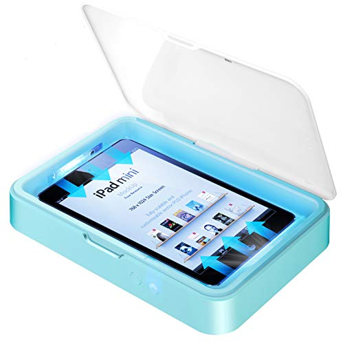 IFLOVE UV Box Handy Desinfektion Sterilisator Telefon Reiniger Desinfektor Aromatherapie Funktion Großer Kapazität für Smartphone iPad Mini