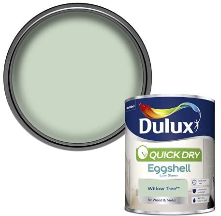 Dulux 5358169 Quick Dry Eggshell Paint - Willow Tree - 750ML