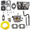 MCHNIC Carburatore con filtro dell'aria tubo benzina Guarnizione per motosega Stihl 028 028AV 028SUPER 028AVSEQ 028AVSEQW 028AVSEQWB sostituisce Tillotson HU-40D Walbro WT-16B 11181200600 11181200601