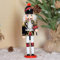 Christmas Wooden Nutcracker Ornaments, 12 Traditional King and Soldier Figurine Display Set, Festive Xmas Décor for Home Shelves and Tables (Bagpipe)