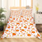 Halloween Kürbis Bettbezug Frohes Herbst Bettwäsche Set 135 x 200 Süße Herbstblumen Ahornblätter Bettbezug Thanksgiving Geschenke Bettbezug für Kinder Jungen Mädchen Herbst Zuhause Raumdekor 2 Stück