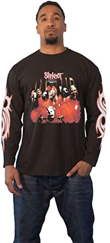 Slipknot T Shirt Spit it Out Barcode Band Logo Official Unisex Long Sleeve