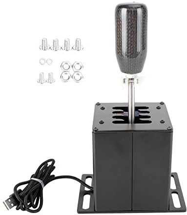 Bruce & Shark 7+R USB Simulator Shifter PC H Schalthebel für Logitech G29 G920 Lenkrad PC Schwarz [video game]