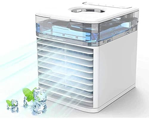 Evaporative Air Cooler Filter - Energy Saving Air Con, Personal Cooling Device Evaporative Air Cooler Ice - for Home, Office, Bedroom, Kitchen, Yoga, Etc.