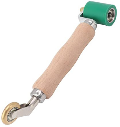 Rouleau de Joint en Silicone, 40 Mm Résistant aux Hautes Températures, Outil de Soudage en PVC pour Toiture avec Détail Penny Roller pour PVC/TPO/EPDM Ruban de Toiture Monocouche (Vert)
