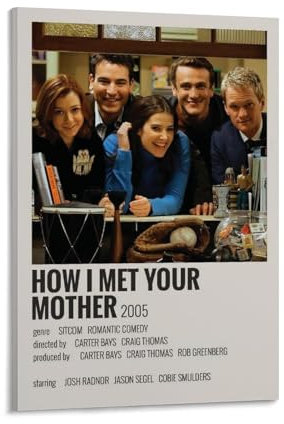 NIPSER How-I-Met-Your-Mother-movie (18) Poster für Wandposter für Zimmer, ästhetische Raumdekoration, Teenagerzimmer-Dekor für Mädchen, Wanddekoration, 20 x 30 cm