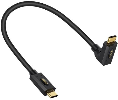 Maxhood 30cm USB C to USB C Cable, 240W PD, 40Gbps Data Transfer, 8K Video, Compatible with iPhone, Galaxy, Macbook, Steam Deck, Switch, Docks