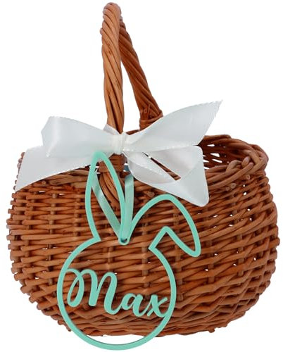 Goodtimes Osterkörbchen mit Individueller Namensanhänger (Pastel Mint)