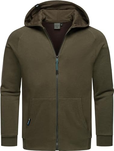 Ragwear Herren Sweatjacke Zenway Dark Olive Gr. M