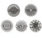 5 Stück Vintage Pullover Schal Strickjacke Clips, Cardigan Clips Damen Runde Vintage Umhang Brosche Schalclip, Broschen für Kleidung, Clips für Kleidung, Vintage Kragen Kleid Clips für Frauen Mädche
