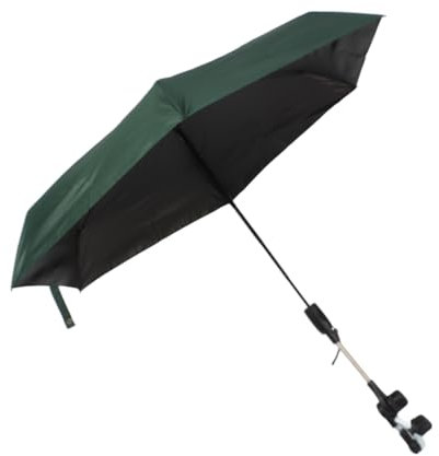 Kinderwagen-Regenschirm, Sonnenschutz, wasserdicht, tragbar, Sonnenschutz für Kinderwagen (Grün)