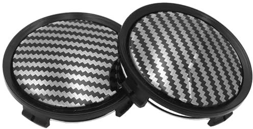 DGHJJ 4x75mm Auto Cache-Moyeux pour Mercedes Benz CLS-Klasse W218 2011-2024 Cache-Moyeu Capuchons de Centre Enjoliveurs de Roué Voiture Cache Moyeux Jante Centre Alliage,A-Carbon Fiber