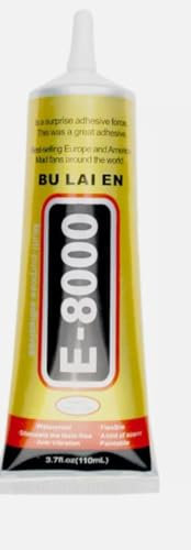 E8000 Jewellery Glue for Metal, Stone, Phone Screen, Jewellery, Glass, Wood, Fabric, 110ml
