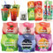 INSPIRE FOOD Bubble Tea Kit – 100g Popping Boba (Erdbeere, Mango, Grüner Apfel, Blaubeere, Litschi, Passionsfrucht) – 30ml Sirupe (Mango, Erdbeere, Pfirsich, Grüner Apfel) – Inkl. Strohhalme und Tee