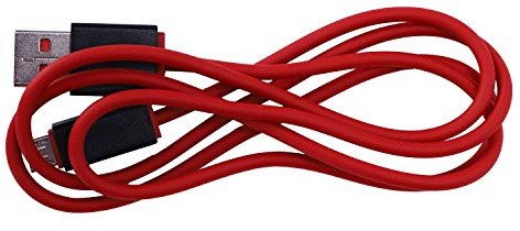 Pqahffowr Câble USB rouge chargeur pour casque sans fil Studio 2.0