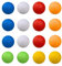 DePro 16 Golfbälle, Minigolfbälle, Golfball Set, 42mm PE-Material, Leicht Und Stoßfest, Ideal Für Golfanfänger, Indoor Und Outdoor Nutzung, In Sechs Farben