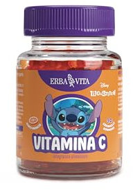 Erba Vita Vitamina C Integratore Alimentare per Bambini, 30 Gummies - Con Vitamina C Contribuisce alla Riduzione di Stanchezza e Affaticamento, Supporta l'Assorbimento del Ferro e Sistema Immunitario