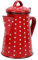 ZUNOXAZ Smaltato Teiera e Caffettiera Vintage Compatibile con Induzione Gas e Elettrico Resistente Alle Temperature Design e