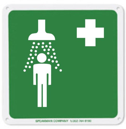 Speakman SGN2 Universal Emergency Shower Sign