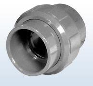 PVC-Kupplung mit O-Ring, 2x Klebemuffe, 32 mm