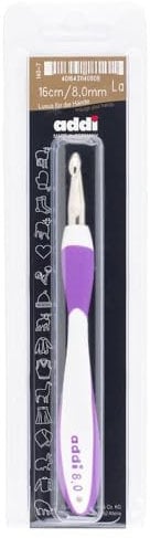 Addi Swing Häkelnadeln 16cm 8mm ergonomische Häkelnadel