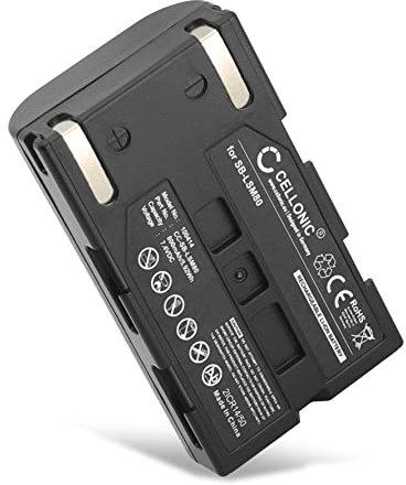 CELLONIC, Batteria per Fotocamera, Compatibile con Samsung SB-LSM80, VP-DC171, VP-D351, VP-D371 (7.4V, 800mAh)