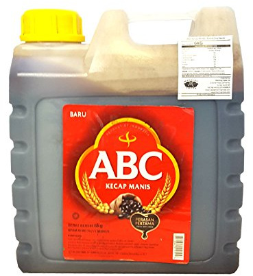 ABC Ketjap Manis (sauce soja sucrée) Bouteille de 6 kg (4LT)
