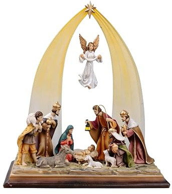 Comfy Hour 12.5 Inch Nativity Scene, Christmas Nativity Set, 1 Piece