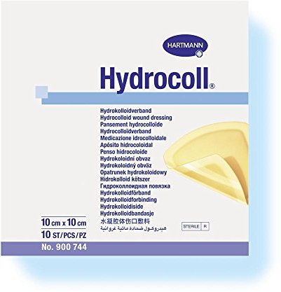 Hartmann Hydrololloid-Verband Hydrocoll, steril, 5 x 5 cm, 10 Stück