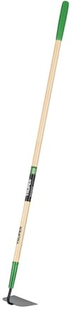 Truper TruTough Meadow Hoe, 6-Inch Steel Head, 54 in Wood Handle with 6-Inch Grip, Heavy-Duty Garden Hoe for Weeding & Soil Cultivation (Model 30006)