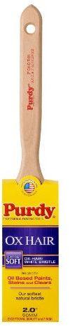Purdy 144300020 Ox Hair Series Thin Trim Brush, Yellow, 2