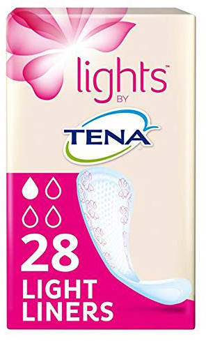 Lights by TENA - Light Liners Incontinence Pads (Pack of 28)