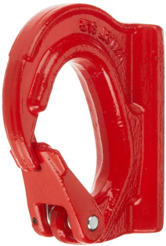 Indusco 47401400 Anschweißhaken aus Legierung, lackiert, 3 Tonnen Arbeitsbelastungsbegrenzung