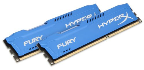 HyperX HX313C9FK2/16 FURY Blue, 16 GB, 1333 MHz DDR3 CL9 DIMM (Kit of 2)