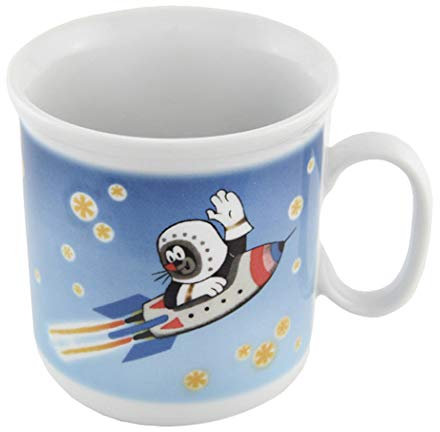 Maulwurfshop. 2146 Porzellan Tasse Becher Der Kleine Maulwurf Motiv Rakete 180 ml