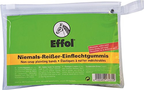 Effol – non-snap Pferd Mähne Flechtbänder farblos X 400 Pack