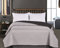 DecoKing Tagesdecke zweiseitig Bettüberwurf doppelseitig pflegeleicht Axel, Polyester, silber schwarz, 170x210
