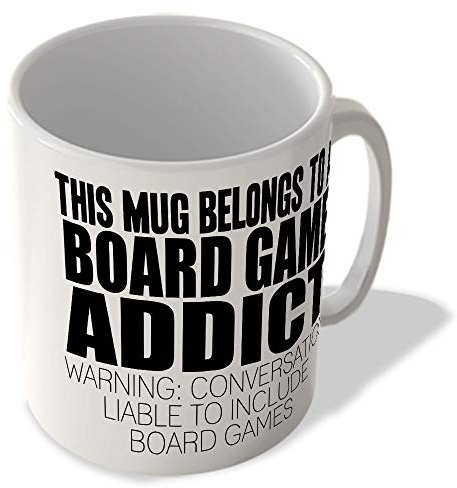 McMug - This Mug Belongs to A Board Games Addict - Mug, Ceramic, 11fl.oz.